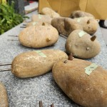 每一隻鳥兒的嘴喙，打磨得光亮、平滑顯得相當(dāng)逗趣，描繪一隻隻收起翅膀想要自由卻又嚮往安定的鳥兒，即將在「新業(yè)築願景」築起與家人相守的巢。