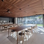 多功能廚藝教室望向內(nèi)中庭    實景圖