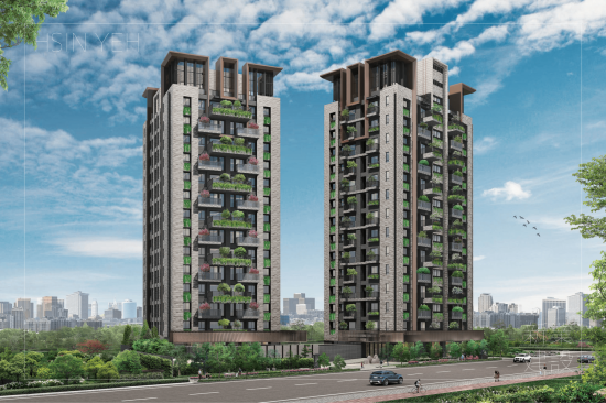 新業(yè)建設(shè)2023年驚艷新作，攜手國(guó)際金獎(jiǎng)大師－楊家凱 建築師，共同孕育臺(tái)中北屯獨(dú)一無二的地景美學(xué)。