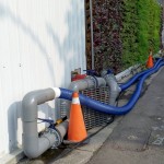 為保障地下室施工期間的安全，將抽出的地下水提供給有需要的中科產(chǎn)業(yè)及附近的住戶。