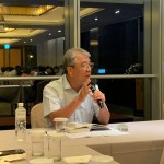 新業(yè)建設(shè)名譽(yù)董事長(zhǎng)－穆椿松先生出席指導(dǎo)，勤勉並感謝所有辛苦的同仁，讓新業(yè)「講究」的職人哲學(xué)，在心裡紮根。