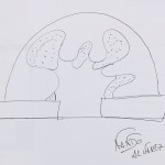 來自西班牙雕塑家–Nando Alvarez的手稿，輕盈流動的圓弧，搭配波浪造型，就像是一座拱橋，串聯(lián)著東西方的文化與共存。