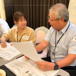 新業(yè)建設(shè)創(chuàng)辦人 穆椿松先生 與各部門主管一同參與，凝聚成長的養(yǎng)分，攜手同行。