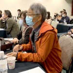 住戶們?nèi)褙炞⒌难凵?，希望藉由這場客變說明會，讓格局、動線與擺設(shè)更貼近各自的理想生活，共同期盼著未來的家。