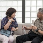 講座尾聲，特別空出時(shí)間讓在場(chǎng)的好友可以請(qǐng)教林院長，讓疑問能透過親自對(duì)談而找到答案