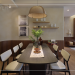 開放式動線銜接起優(yōu)雅的室內(nèi)空間，與家人友人相聚，編織成一幕幕美麗的回憶。