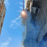 爆竹響徹，願【新業(yè)自由居】工程順利且大吉大利，完美收尾！