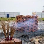 新業(yè)團(tuán)隊(duì)抱著虔誠的心，期盼即將開啟的【大塊森濤】工程平安順利。