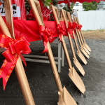 閃耀著金黃色光芒的金鏟，每把都身負(fù)重任，將開啟臺(tái)中北屯「新業(yè)-大塊藏硯」美好家園。