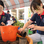 透過植樹活動落實減碳淨零計畫，新業(yè)以實際行動展現(xiàn)對這片土地的關懷，為環(huán)境共生、守護生物多樣性而努力。