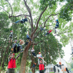 令人興奮、緊張、雀躍地攀樹體驗課，藉由相機(jī)記錄下這難忘的一瞬。