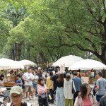 感謝當(dāng)日趕集的每一位好友，循著那一抹春日風(fēng)光，為靜謐的綠色隧道，留下一片歡樂的景色。