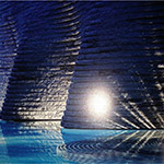      仿作筏子溪河濱景觀，依山形水隨臺中地型等高線而越來越高，呈現(xiàn)不同的層次。