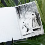 以水墨繪製金庸著作中的經(jīng)典場景，作為伴手禮致贈新業(yè)住戶，作為一份記憶的延續(xù)。